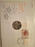 Amalia Geboorte eerste dag  enveloppe + Herdenkingsmunt 2003, Postzegels en Munten, Munten | Nederland, Ophalen, Setje, Geboorte of Huwelijk