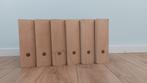 6x Houten Steekmappen A4, Ophalen of Verzenden, Gebruikt