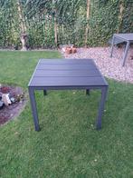 Tuintafel, 90x90x74cm, aluminium/kunsthout, Ophalen, Gebruikt, Vierkant, Overige materialen