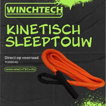 Winchtech 6M 11.000kg kinetisch sleeptouw (Safety oranje) beschikbaar voor biedingen