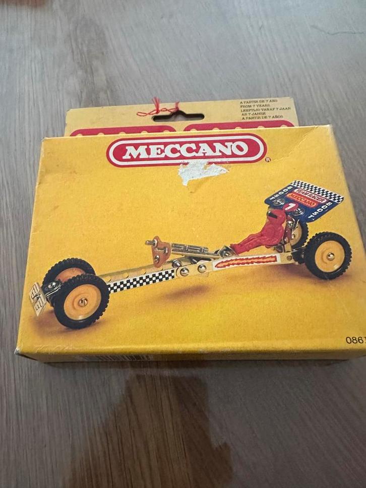 Vintage Meccano Raceauto Set - Compleet!, Kinderen en Baby's, Speelgoed | Duplo en Lego, Gebruikt, Complete set, Ophalen of Verzenden