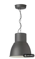 Hectar hanglamp antraciet IKEA, Huis en Inrichting, Lampen | Hanglampen, Industrieel, vintage, Ophalen of Verzenden, Zo goed als nieuw