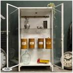 Oude apothekerskast Ziekenhuiskast Kast Vitrine Vitrinekast, Ophalen, Gebruikt, 100 tot 150 cm, A