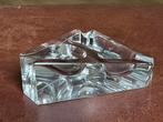 Zware asbak van kristal voor pijp / pijphouder, Antiek en Kunst, Antiek | Glas en Kristal, Ophalen of Verzenden