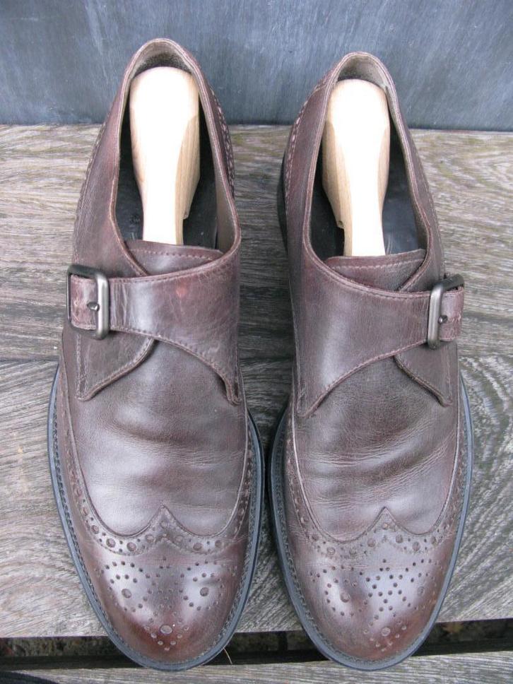 TOD'S HERENSCHOENEN BROGUES MT. 42,5/ 8,5 BRUIN, Kleding | Heren, Schoenen, Gedragen, Gespschoenen, Bruin, Verzenden