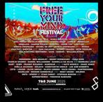 Kaartje free your mind, Tickets en Kaartjes, Evenementen en Festivals, Eén persoon