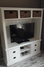 Tv meubel /kast, Ophalen, Gebruikt, 100 tot 150 cm, Landelijk