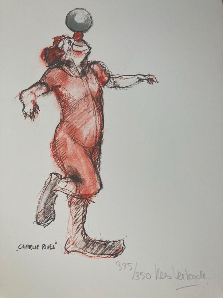 Kees Verkade(1941-2020) litho handgesigneerd & genummerd, Antiek en Kunst, Kunst | Tekeningen en Foto's, Ophalen of Verzenden