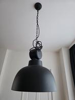Hk living industriële hanglamp mat zwart, Ophalen, Zo goed als nieuw, Metaal, Minder dan 50 cm