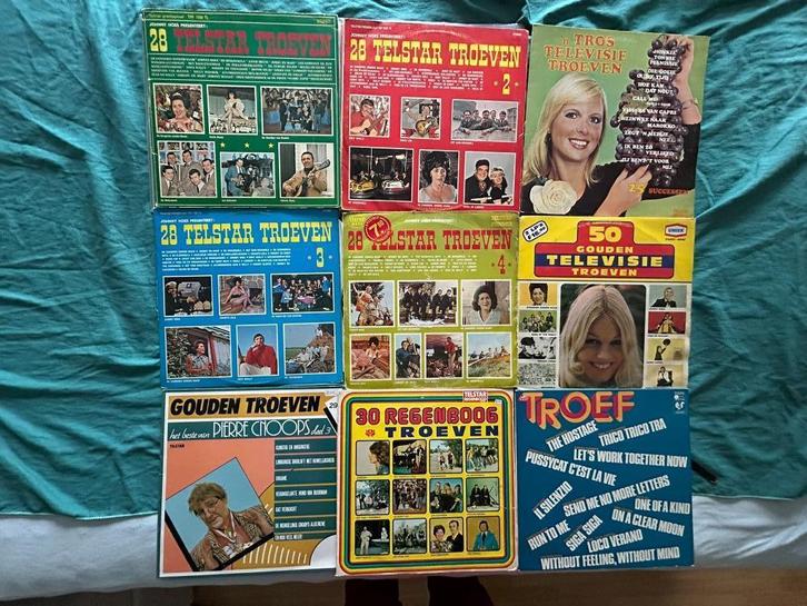 9 LP's Nederlandse Troeven (ook per stuk te koop), Cd's en Dvd's, Vinyl | Nederlandstalig, Gebruikt, Levenslied of Smartlap, 12 inch
