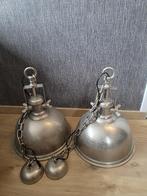 Mooie industriële hanglamp 2x, Huis en Inrichting, Ophalen, Zo goed als nieuw, Metaal, Minder dan 50 cm