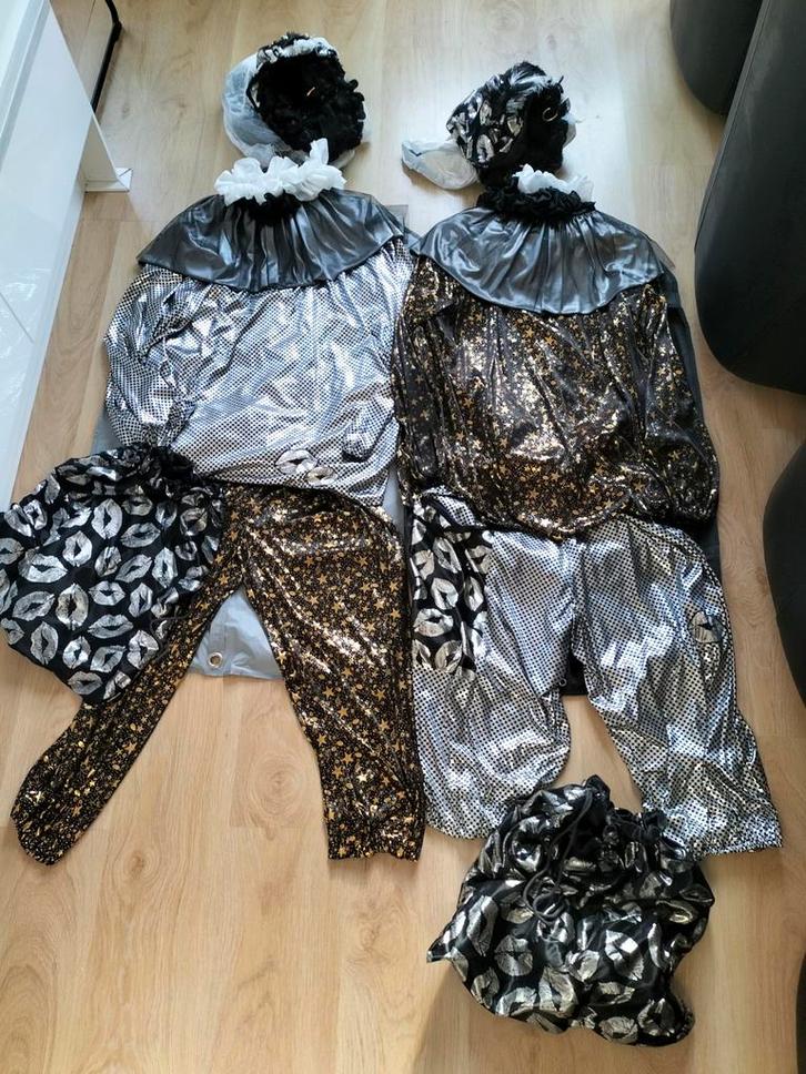 Pietenpakken Bling Bling - Complete Sets 2st, Kleding | Dames, Carnavalskleding en Feestkleding, Zo goed als nieuw, Kleding, Kerstmis of Sinterklaas
