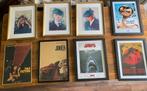8 film/serie posters met lijsten, Verzamelen, Posters, Rechthoekig Staand, Ophalen of Verzenden, Zo goed als nieuw, A1 t/m A3