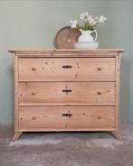 Grenen XL ladekast vintage commode brocante dressoir, Huis en Inrichting, Kasten | Ladekasten, Ophalen, 100 tot 150 cm, 100 tot 150 cm