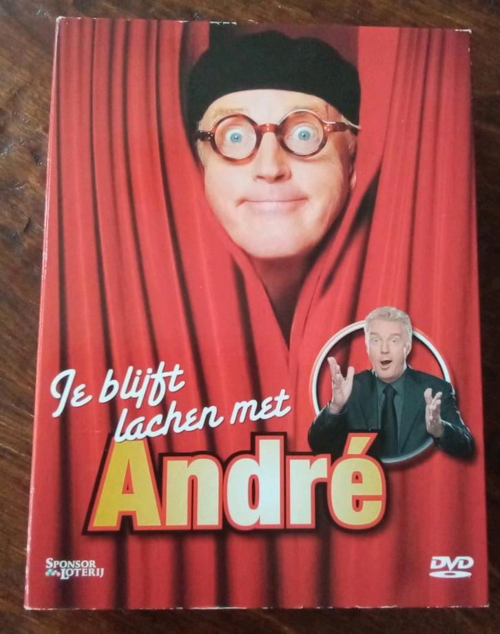 Je blijft lachen met André 6 dvd box André van Duin, Cd's en Dvd's, Dvd's | Cabaret en Sketches, Zo goed als nieuw, Stand-up of Theatershow