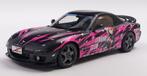 Mazda RX7 (FD3) RS 1999 "Solido Works Itasha Club" Zwart / R, Hobby en Vrije tijd, Modelauto's | 1:18, Solido, Tschuiten@hotmail.com