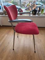 Vintage rode stoel met armleuningen, Ophalen