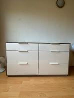 Wit met hout laden kast 6 lades, Ophalen, Zo goed als nieuw, 25 tot 50 cm, Minder dan 100 cm