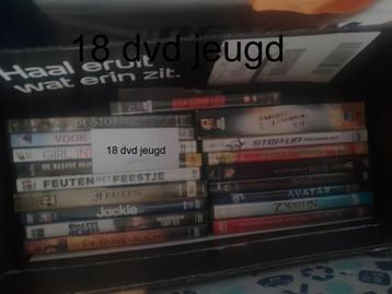 18 dvd jeugd 10 euro beschikbaar voor biedingen