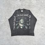Rare Vintage 1998 Six Feet Under Heavy Metal Punk Band Shirt, Ophalen of Verzenden, Gedragen, Zwart