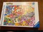 Puzzle Pokémon 5000 stukjes Pokémon Allstars, Ophalen of Verzenden, Meer dan 1500 stukjes, Zo goed als nieuw, Legpuzzel