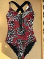 Mooi Beachwave badpak gebloemd met sierrits maat 38, Kleding | Dames, Badmode en Zwemkleding, Zwart, Nieuw, Badpak, Ophalen of Verzenden