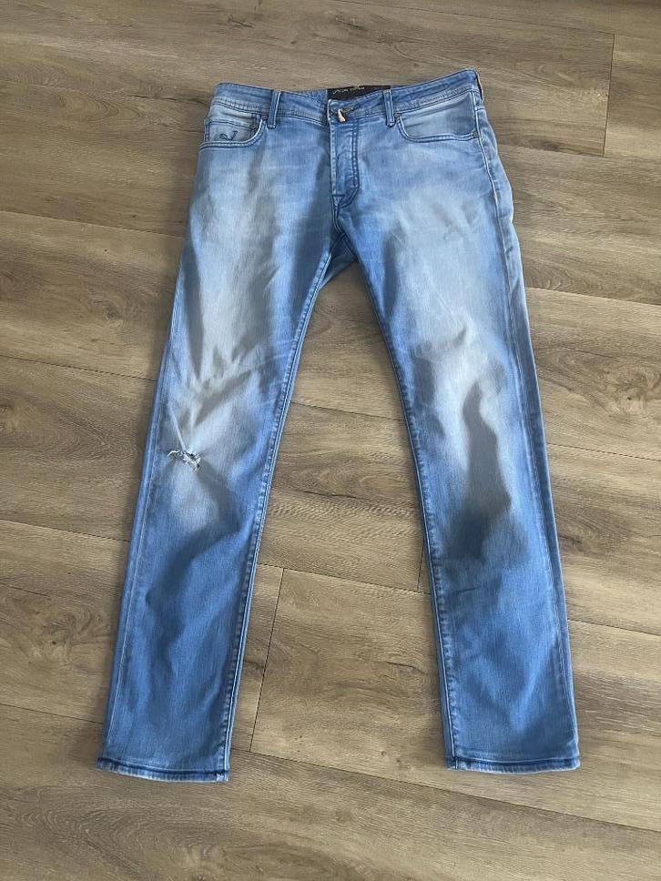 JACOB COHEN   herenjeans   MAAT 34, Kleding | Heren, Spijkerbroeken en Jeans, Gedragen, W33 - W34 (confectie 48/50), Blauw, Ophalen of Verzenden
