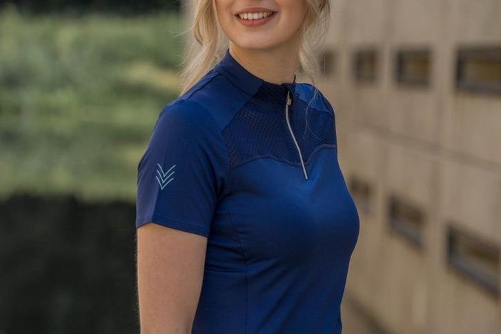 Zwart Horka Soleil trainingsshirt maat L en XL, Dieren en Toebehoren, Paardrijkleding, Nieuw, Dames, Bovenkleding, Dressuur, Ophalen of Verzenden