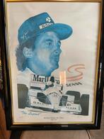 Ayrton Senna litho, Antiek en Kunst, Ophalen of Verzenden