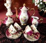 Oud mokka servies / theeservies set porselein, Ophalen of Verzenden
