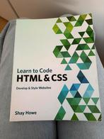 Learn to Code: HTML & CSS, Ophalen of Verzenden, Gelezen, Programmeertaal of Theorie, Shay Howe