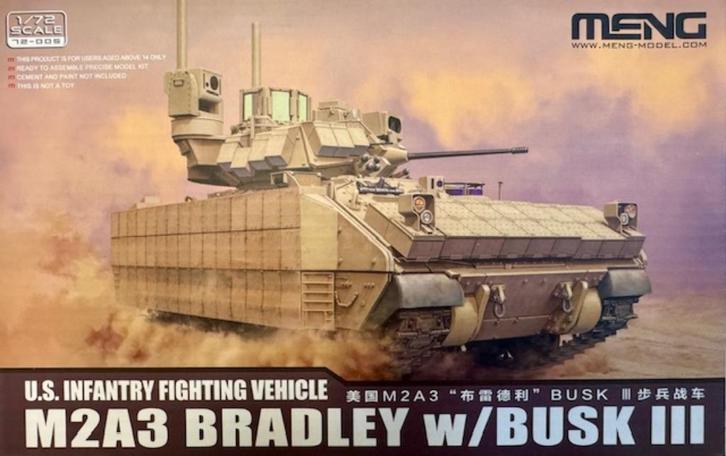 Coelianmodels, Meng, 72005, M2A3 Bradley, 1/72, € 18,99, Hobby en Vrije tijd, Modelbouw | Auto's en Voertuigen, Nieuw, Tank, 1:50 of kleiner