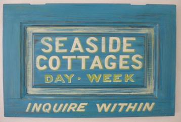 Houten paneel/bord / brocante / Seaside Beach/ cottage core beschikbaar voor biedingen