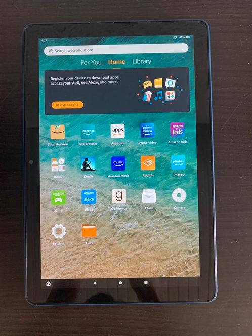 Amazon Fire HD10 Tablet with Beschermhoes, Computers en Software, Android Tablets, Zo goed als nieuw, Wi-Fi, 10 inch, 32 GB, Ophalen