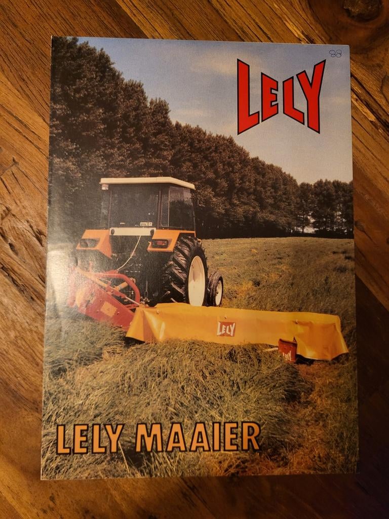 Tractor folder Lely maaier, Ophalen of Verzenden, Zo goed als nieuw