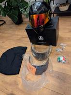 AGV Iridium Vizieren - K1/K3 SV / K5 S - iridium blauw -goud, Motoren, Kleding | Motorhelmen, Dames, XL, Ophalen of Verzenden