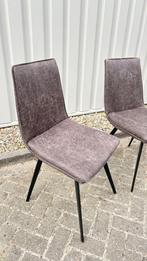 3 Eetkamerstoelen, Huis en Inrichting, Stoelen, Ophalen, Zo goed als nieuw, Bruin, Drie