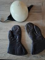 Vintage Motorhelm met Handschoenen, Motoren, Kleding | Motorhelmen, Overige merken, M, Heren, Jethelm