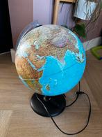 Wereldbol Lamp, Ophalen of Verzenden, Verlicht, Gebruikt