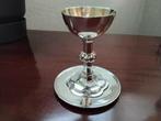 Mooie sterling zilveren reis kelk met pateen 1912-1913 ., Antiek en Kunst, Ophalen of Verzenden, Zilver