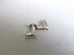Oude bedel zilver paar Kunstschaatsen Wintersport, Verzenden, Zilver, Hanger