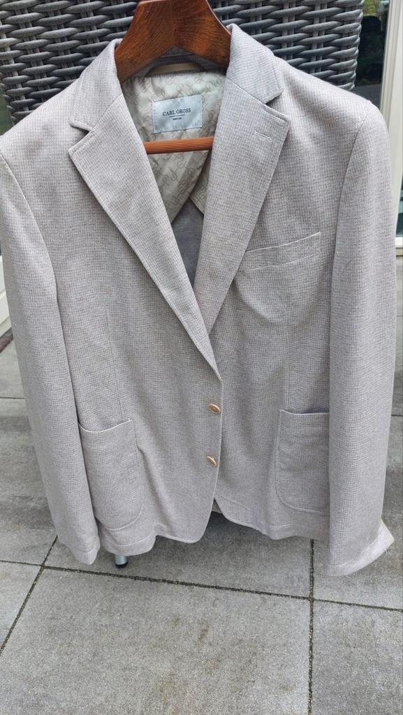 Heerlijk soepel binnen of  zomer colbert/jasje maat 27, Kleding | Heren, Kostuums en Colberts, Zo goed als nieuw, Beige, Ophalen of Verzenden