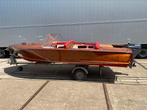 Mooie klassieke vaarklare Tour / Speedboot incl trailer, Ophalen of Verzenden, Zo goed als nieuw, Minder dan 70 pk, 3 tot 6 meter