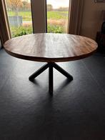 Ronde mango eettafel. 150, Huis en Inrichting, Tafels | Eettafels, Ophalen, Gebruikt, 100 tot 150 cm, 150 tot 200 cm