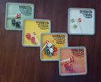 Vijf vintage blikken 7-Up onderzetters, Ophalen of Verzenden, Gebruikt, Gebruiksvoorwerp