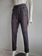 Beate Heymann pantalon. Maat 38, Bruin/imitatieleer., Maat 38/40 (M), Bruin, Nijmegen, Verhip-vintage.nl