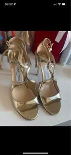 Jimmy Choo Hakken - Gouden Elegance, Kleding | Dames, Schoenen, Ophalen of Verzenden, Zo goed als nieuw, Overige kleuren, Pumps