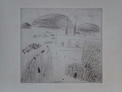 Ets Ezurum - Henk Huig (1934, Amsterdam), Antiek en Kunst, Kunst | Etsen en Gravures, Ophalen of Verzenden