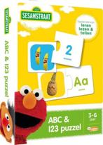 Sesamstraat: ABC & 123 Puzzel, 2 tot 4 jaar, 10 tot 50 stukjes, ., Nieuw