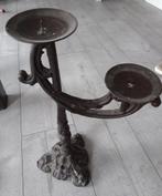 Metalen kandelaar uit "de Oost"., Ophalen of Verzenden, Overige materialen